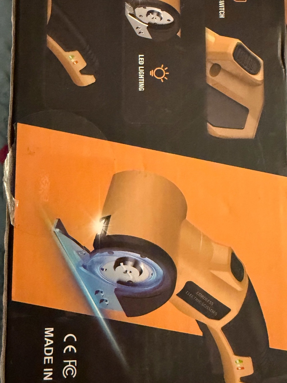 Cordless Electric Angle Grinder - Gold